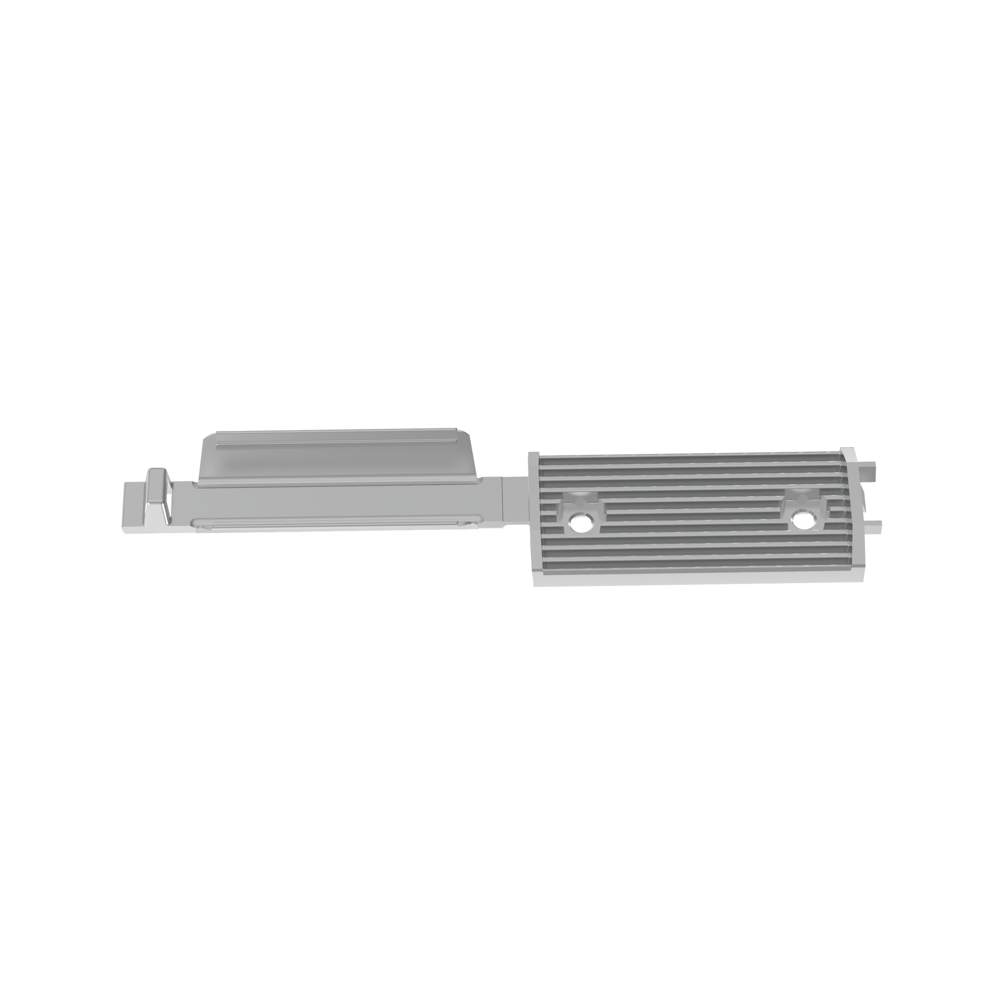 FCM2-A-C14 Flat Cable Mount, Gray, PA 6.6, Rubber Adh., 2.22x1", PK100