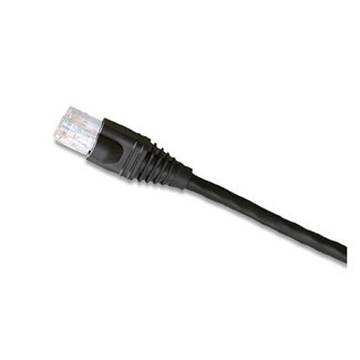 62460-3E eXtreme UTP High Impact Standard Patch Cord, CAT 6, Stranded Copper Conductor, 8P Modular Plug Connector, 3 ft L Cord, Black
