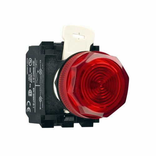 E22H2X11 Heavy Duty Non-Metallic Oil/Watertight Standard Actuator Indicating Light, 110 V AC/120 V DC