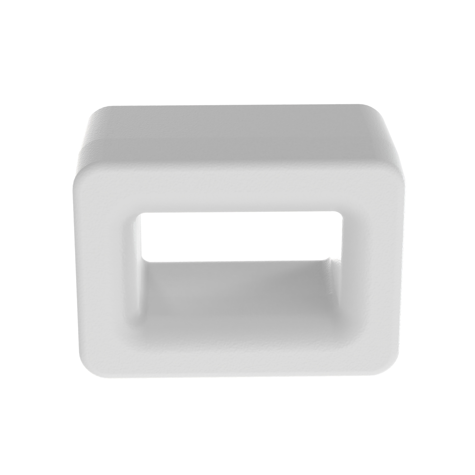 CR2-M Closed Cable Tie Mount, Cable Tie Mount, Nylon 6.6/Polyamide, Natural