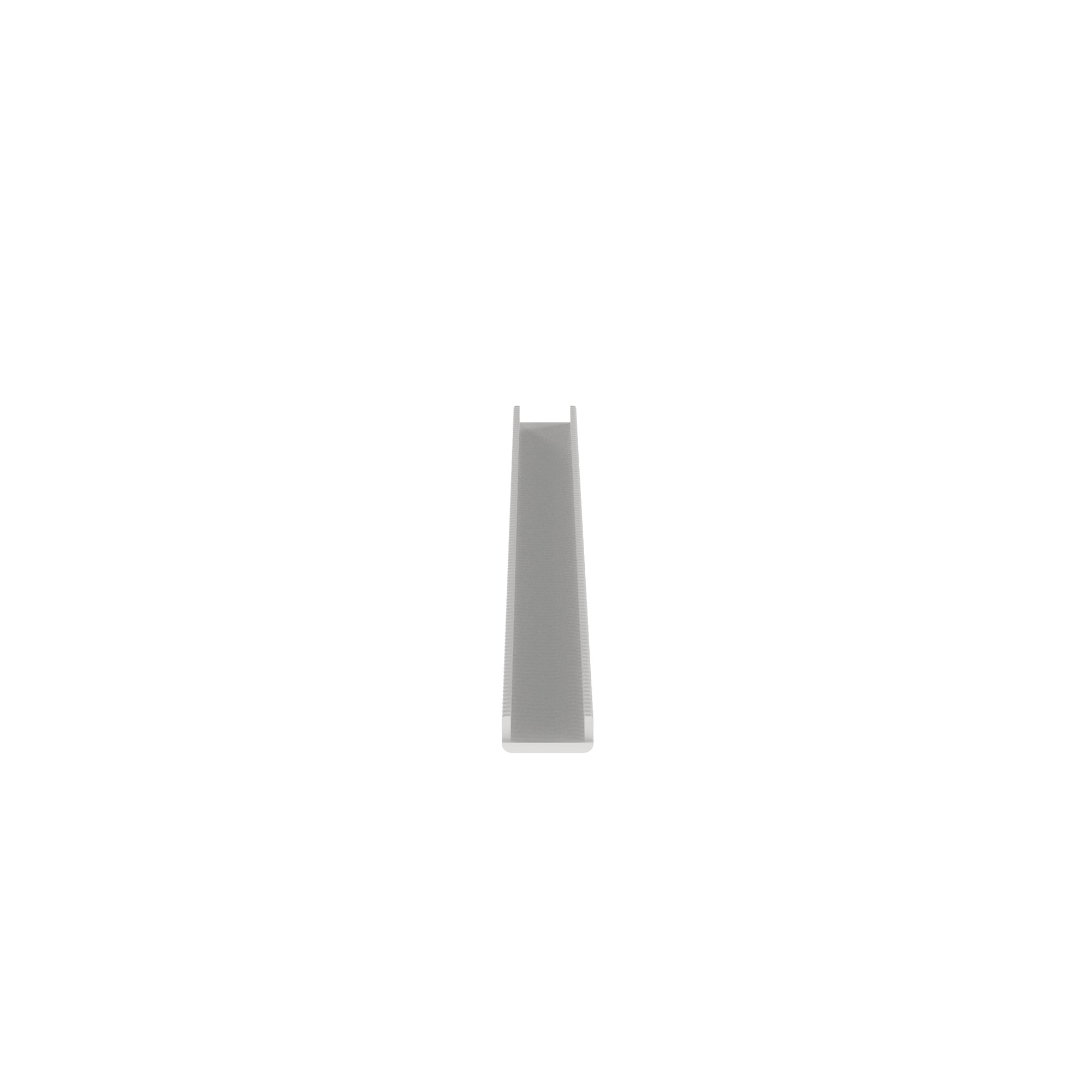 GE128-C Non-Adhesive Slit Grommet Edging Strip, 0.085 to 0.128 in THK Panel, 12-3/4 ft L, Nylon 6.6, Natural