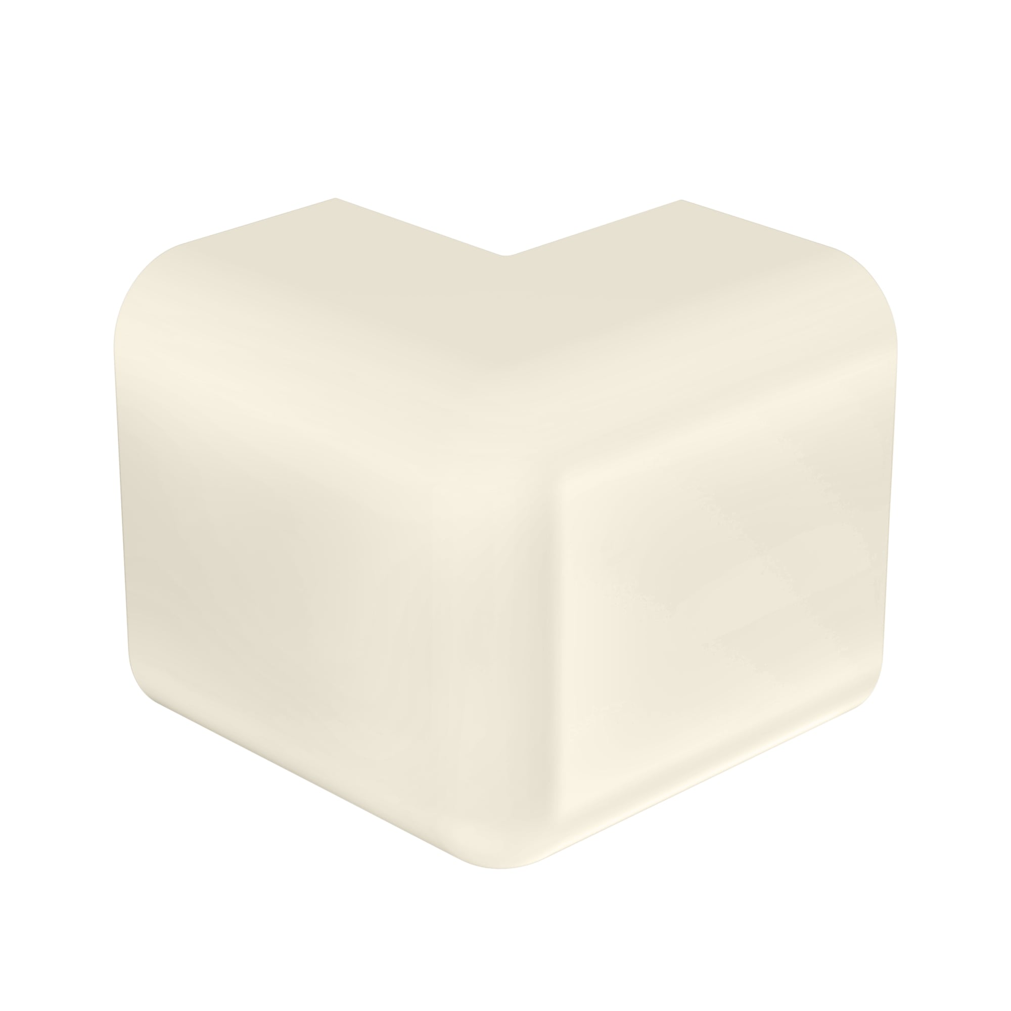 Surface Raceway, LDPH10 Power Rated Outside Corner, Off-White