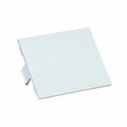CHB2WH-X PanNet Mini-Com 1/2 Size Blank Insert, Mini-Com Module, Snap-Fit Mount, ABS, White