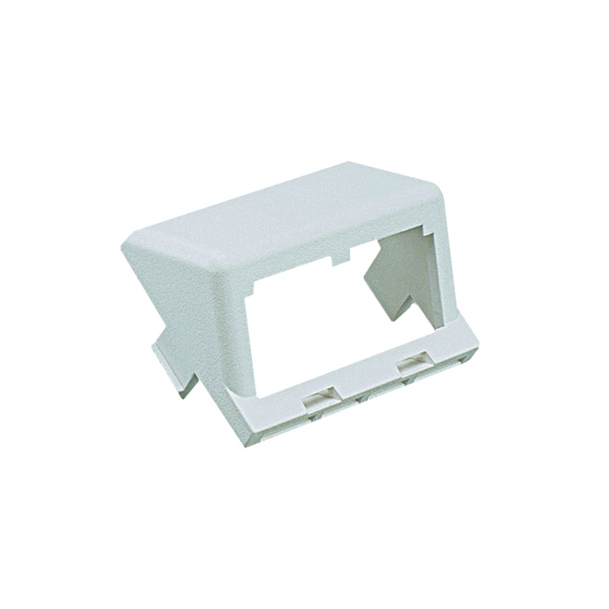 CHS2WH-X Mini-Com PanNet Classic Modular Insert, Snap-Fit Mount, Sloped Module, 2 Ports