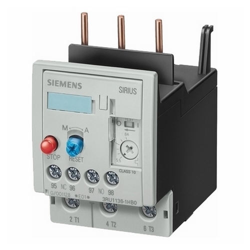 3RU1136-4FB0 Sirius Thermal Overload Relay, 1NO-1NC 1 Form A/1 Form B Contact