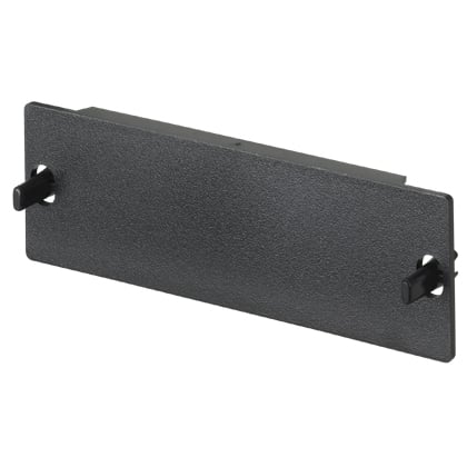 Opticom Fiber Adapter Panel Blank, Black