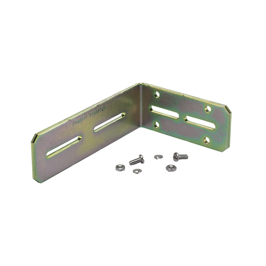 FLB L Bracket, For Use With FiberRunner 2 x 2/4 x 4 in Routing System, Wall Mount, Steel, Yellow