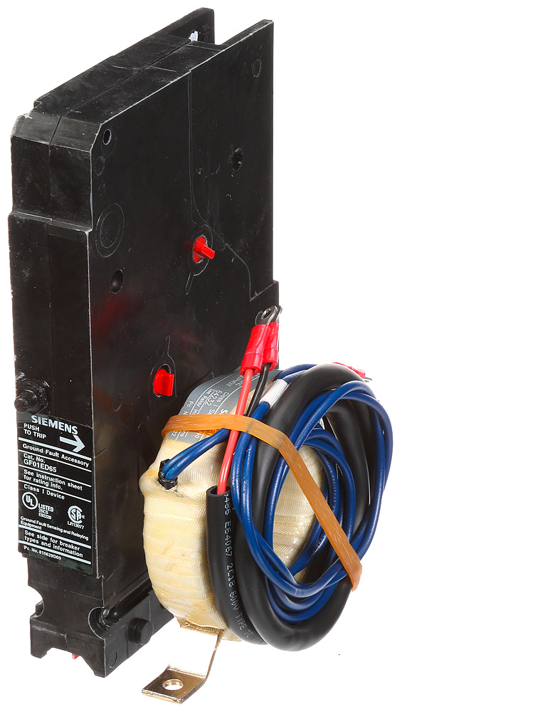 GF01ED65 Sentron Relay Basic Kit, For Use With 1/2/3-Pole ED, CED6, ED2, ED4, ED6, EFC, EFF, HED4 and HHED6 Frame Molded Case Circuit Breaker, 125 A, 40 deg C Operating Temperature