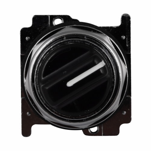 10250T1411 Heavy Duty Oiltight/Watertight Non-Illuminated Selector Switch Operator, 30.5 mm, Knob Operator, 2 Positions, Black