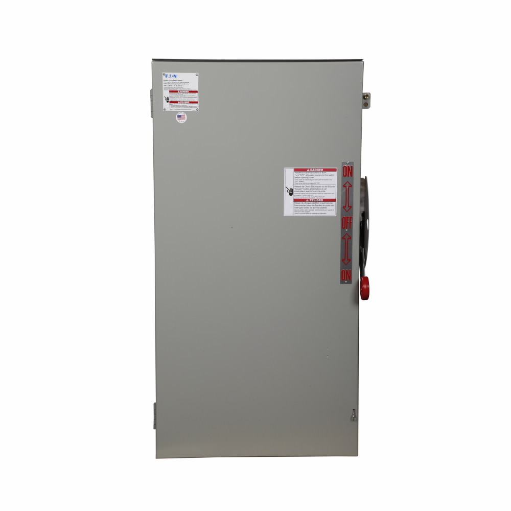 DT224URK K Series Heavy Duty Non-Fusible Rainproof Safety Switch, 240 V AC/250 V DC, 200 A, 2 Form C DPDT Contact, 2 Poles