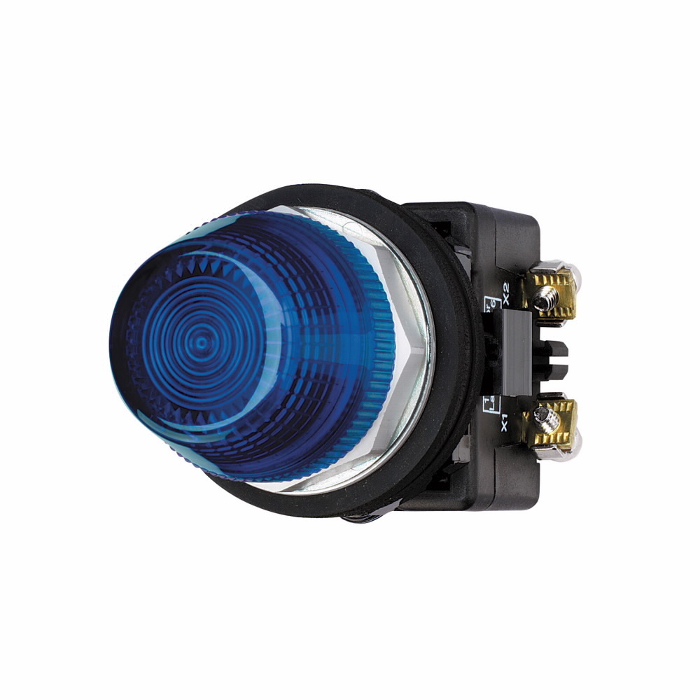 HT8HFBV3 HT800 Full Voltage Momentary Standard Oiltight Watertight Illuminated Indicating Light, 24 V AC/DC