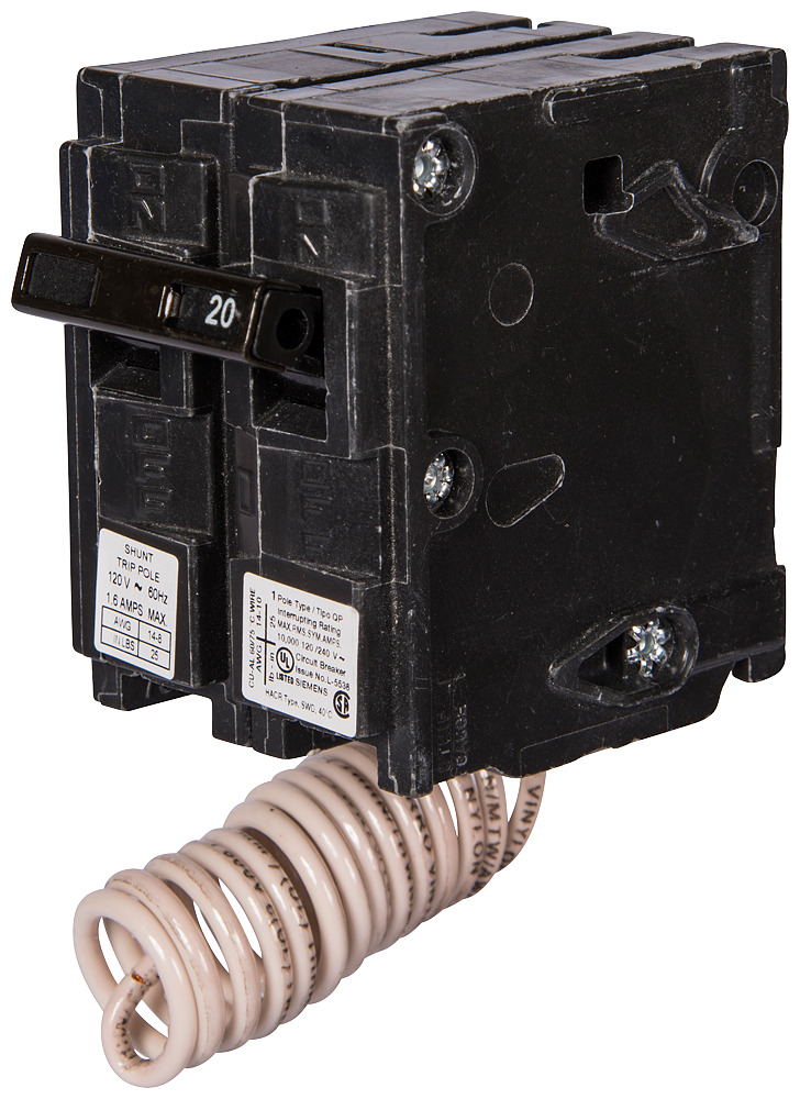 Q12000S01 Molded Case Circuit Breaker With Insta-Wire, 120 V AC, 20 A, 10 kA Interrupt, 1 Pole, Thermal Magnetic Trip