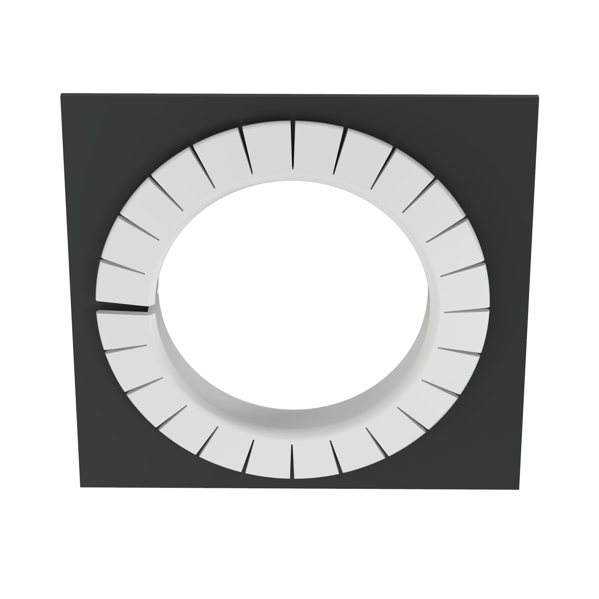 Slotted Grommet, Black, PE, 3.7mm Max Panel, 30.5m L,PK1