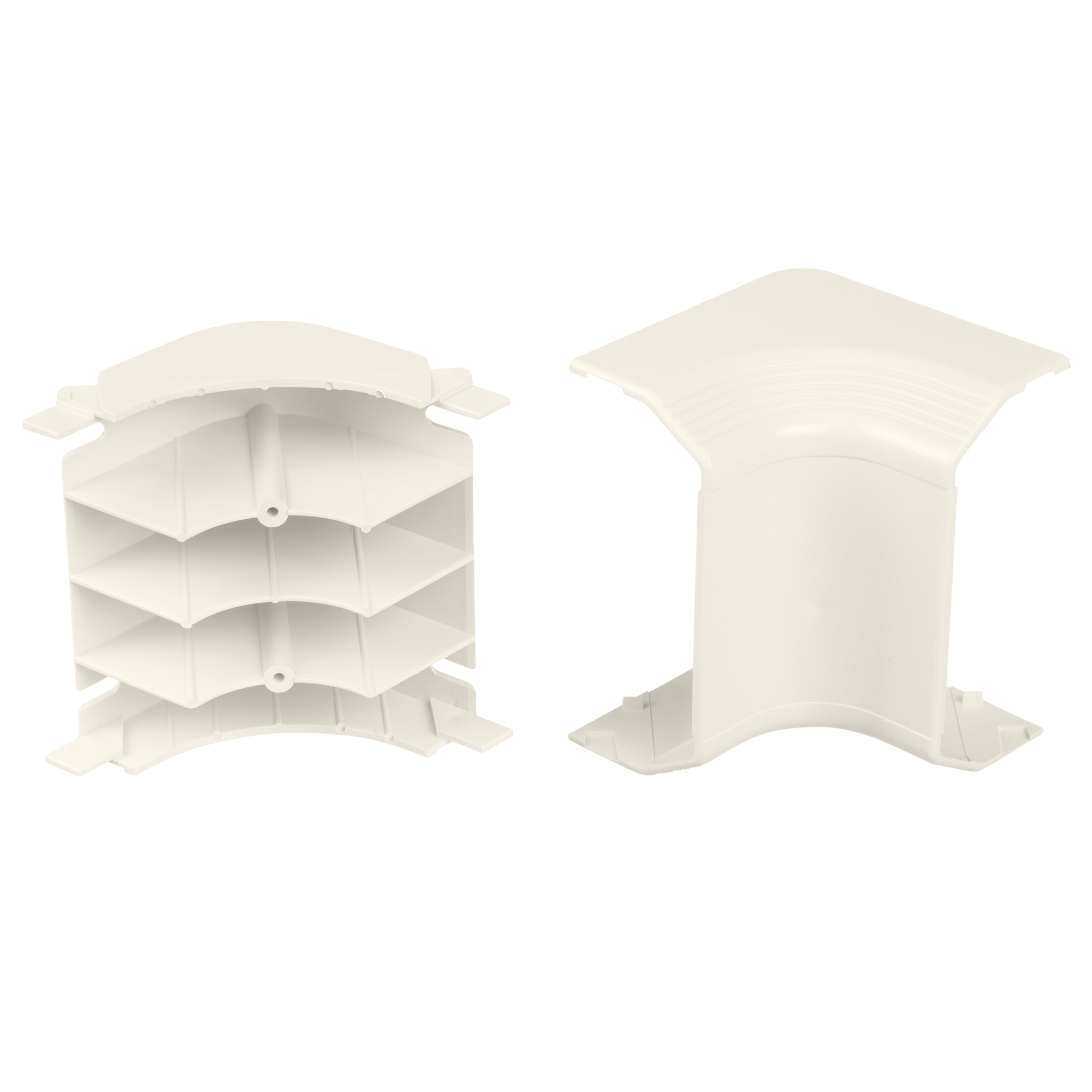 T70ICWH Pan-Way T-70 Power Rated Inside Corner Fitting, For Use With T-70 Surface Raceway System, PVC