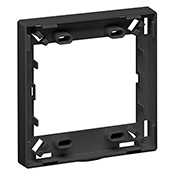 41290-DRE QuickPort 2-Gang MOS Storage/Spacer Ring, Fastened Mount, Black
