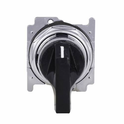 10250T3052 Heavy Duty Oiltight/Watertight Non-Illuminated Selector Switch Operator, 30.5 mm, Lever Operator, 3 Positions, Black