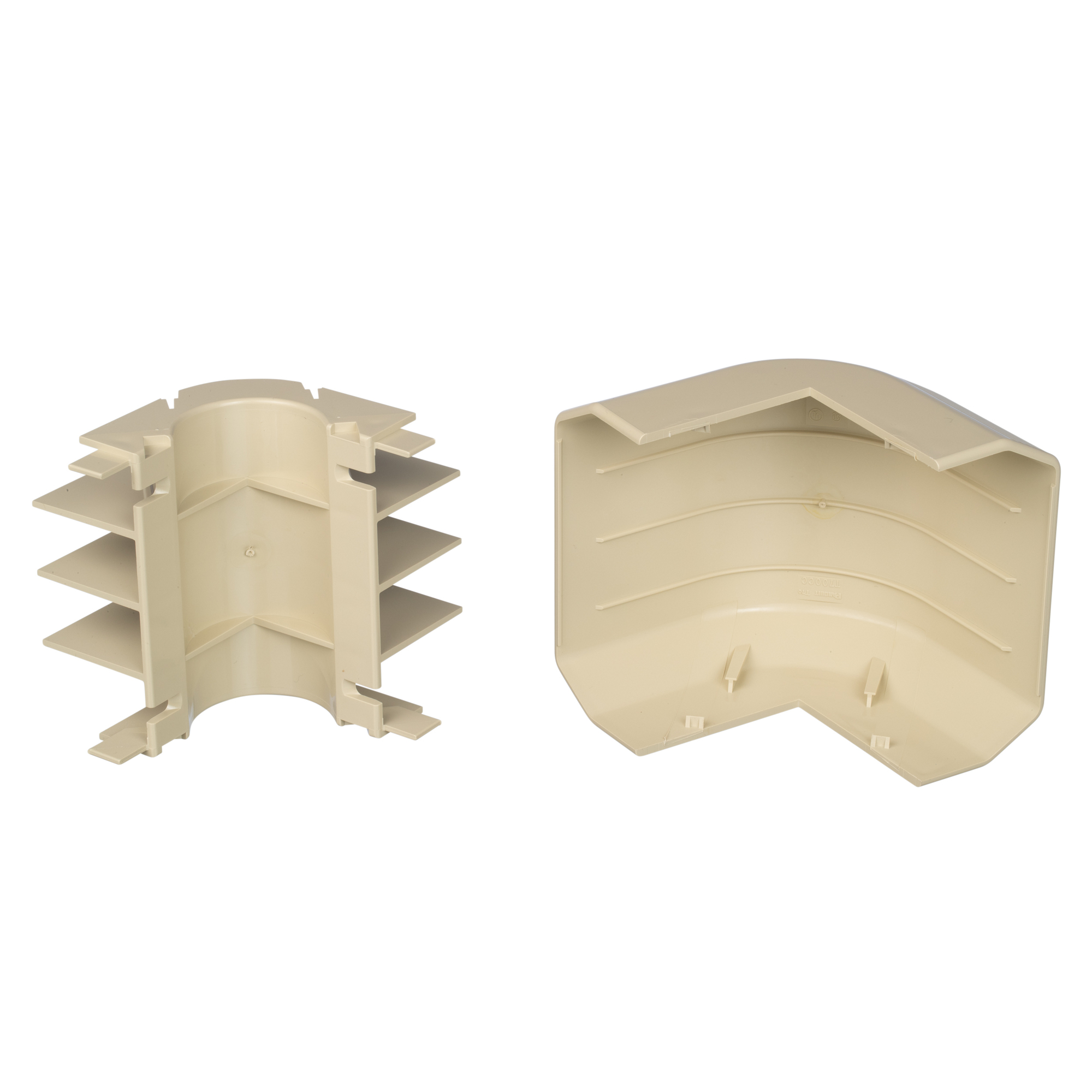 Surface Raceway, T-70 Outside Corner, Electric Ivory