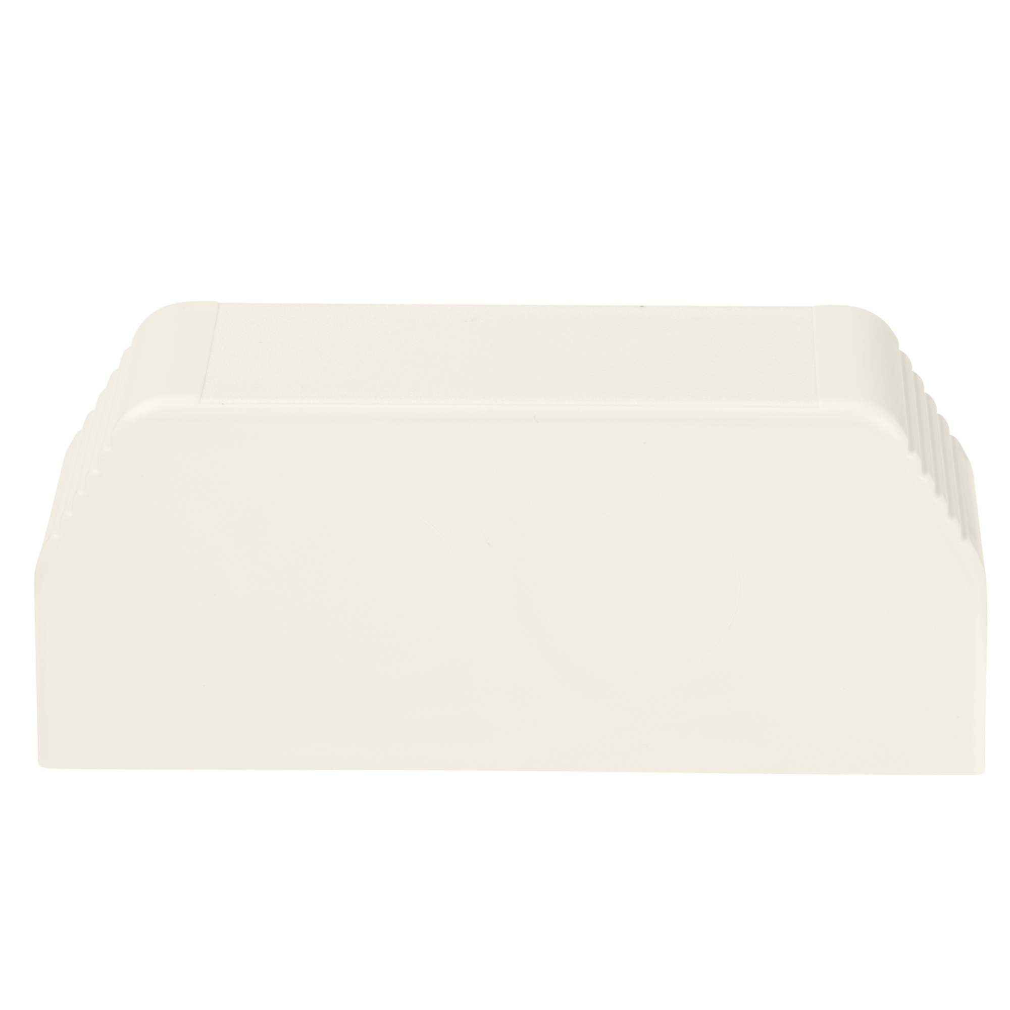 T70ECWH Pan-Way T-70 Power Rated Faceplate End Cap Fitting, For Use With T-70 Surface Raceway System, PVC, White