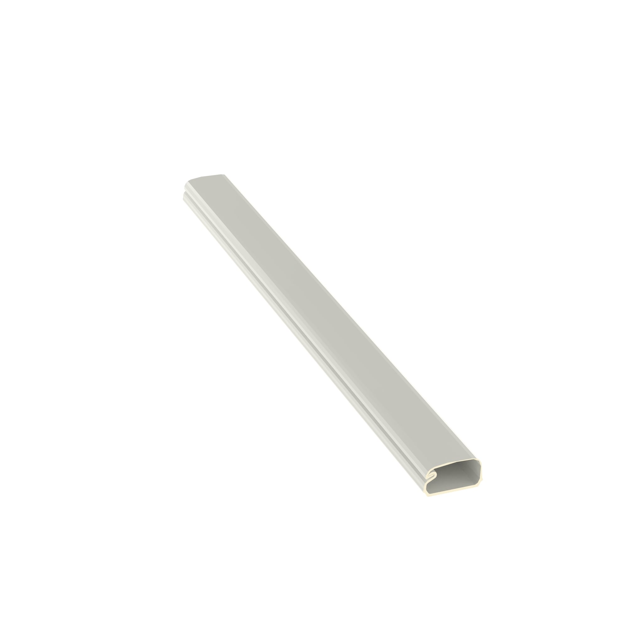 Surface Raceway, LD5 Low Voltage Single Channel, 10 ft, Off-White