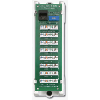 47609-TSV 7-Slot Telephone Security Module, RJ45 Connection