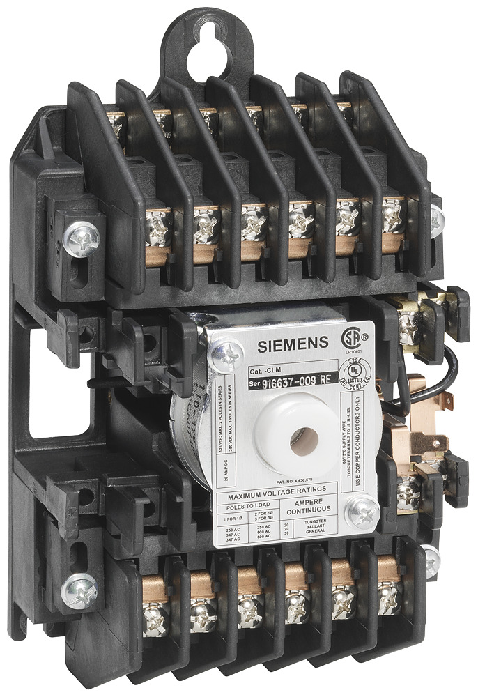 CLM122031 Lighting Contactor, 110/120 V AC V Coil, 20 A, 12NO Contact, 12 Poles