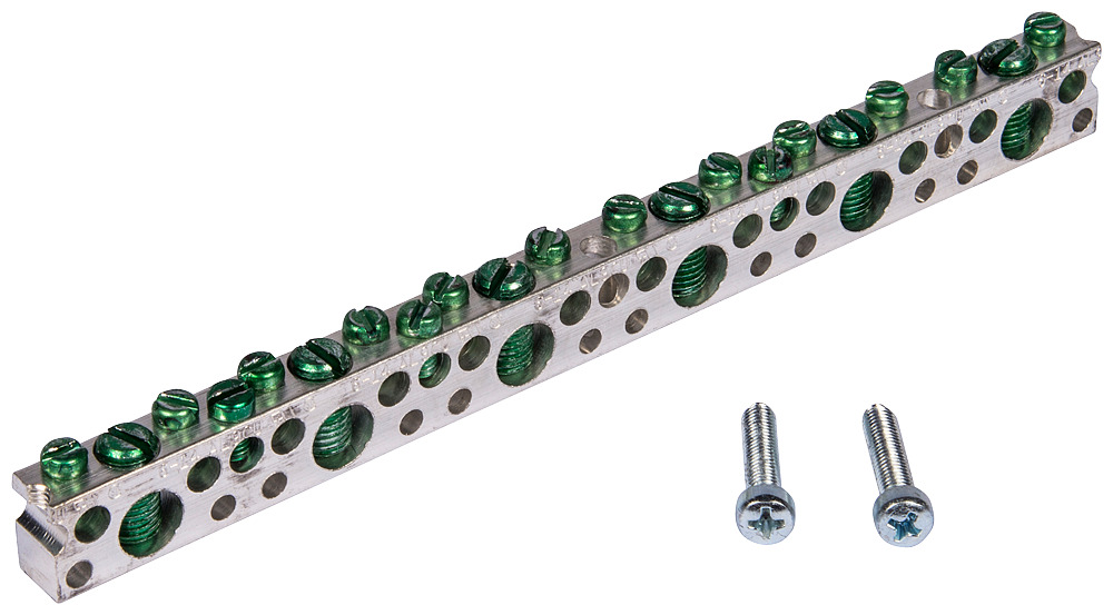 EGK Ground Bus Kit, For Use With S1, S2, S3 and SE Series Panelboards, 44 Connection, Aluminum