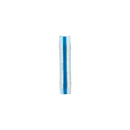BSK14-L Pan-Term BSK Loose Piece Butt Splice, 16 to 14 AWG Conductor, 1.12 in L, Sleeve/Standard Barrel, Copper, Blue