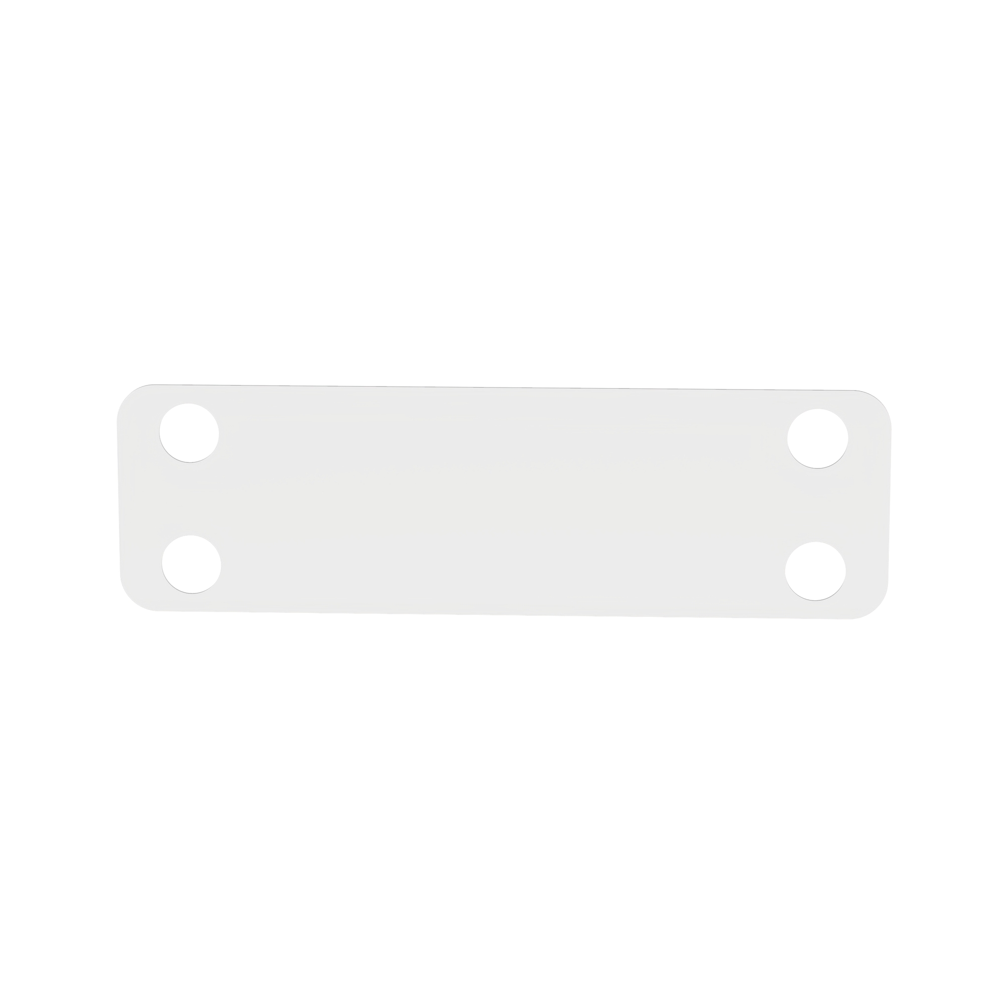 MP350-C Marker Plate, White, PA 6.6, Cable Tie, 3.5x0.75", PK100