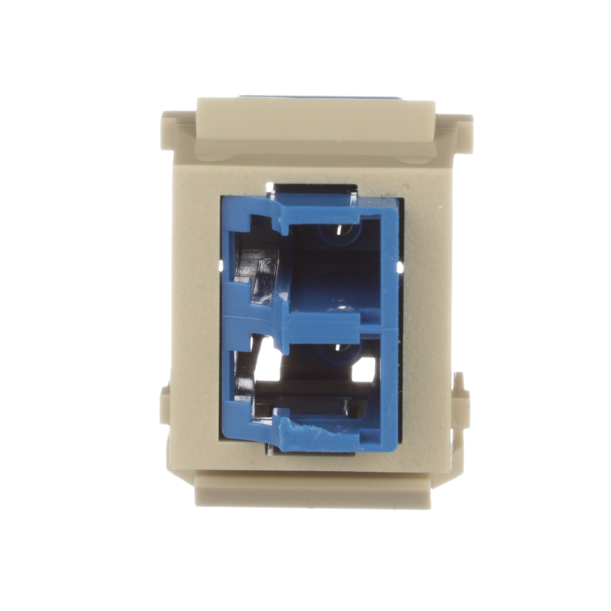 NKDLCMZEI NetKey Adapter Module, LC Duplex Connector, OM1/OM2/OM3/OM4/OS2 Singlemode Fiber