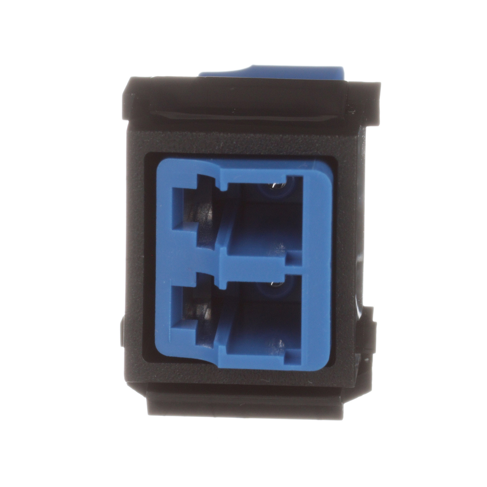 NetKey Blue LC, Singlemode Duplex, Black Module Adapter