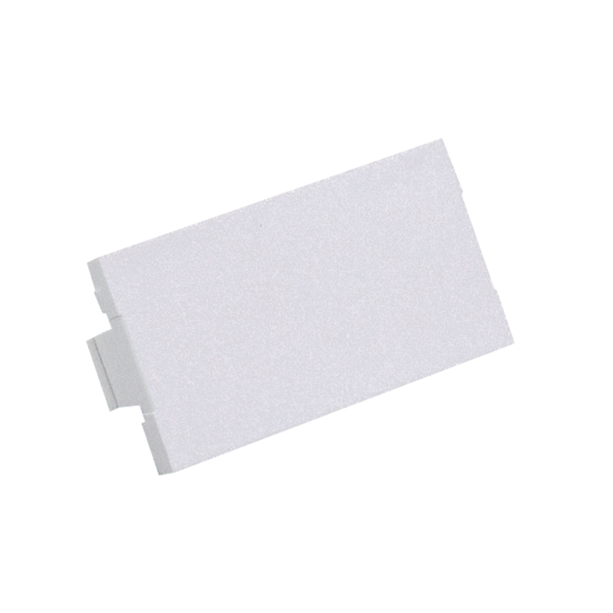 CHB2MIW-X PanNet Mini-Com 1/3 Size Blank Insert, Mini-Com Module, Snap-Fit Mount, ABS, Off-White