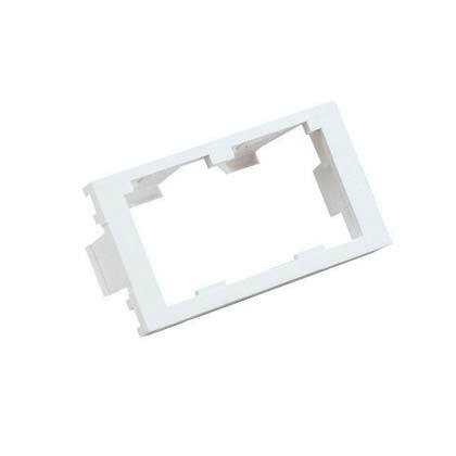 CHF2MIW-X Mini-Com PanNet Classic Flat Modular Insert, Snap-Fit Mount, 2 Module, 2 Ports