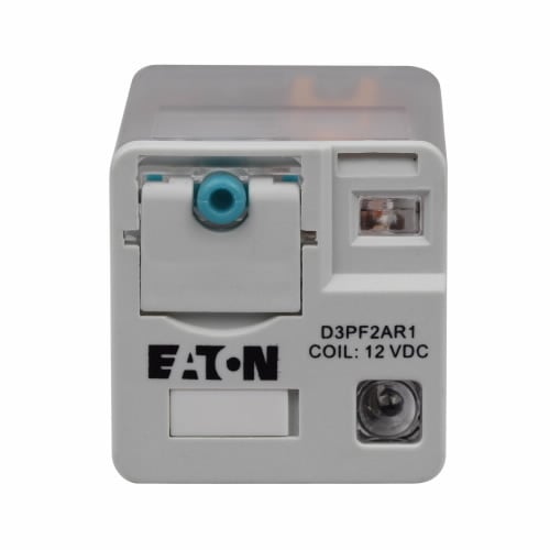 D3PF2AT1 D3 Series Full Featured General Purpose Relay, 8 Pin, 2 Form C DPDT Contact, 24 V DC V Coil