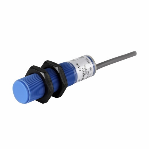 E53KAL18A2 2-Wire Threaded Straight Shielded Proximity Sensor, Capacitive, 1NO Contact, 20 to 250 V AC