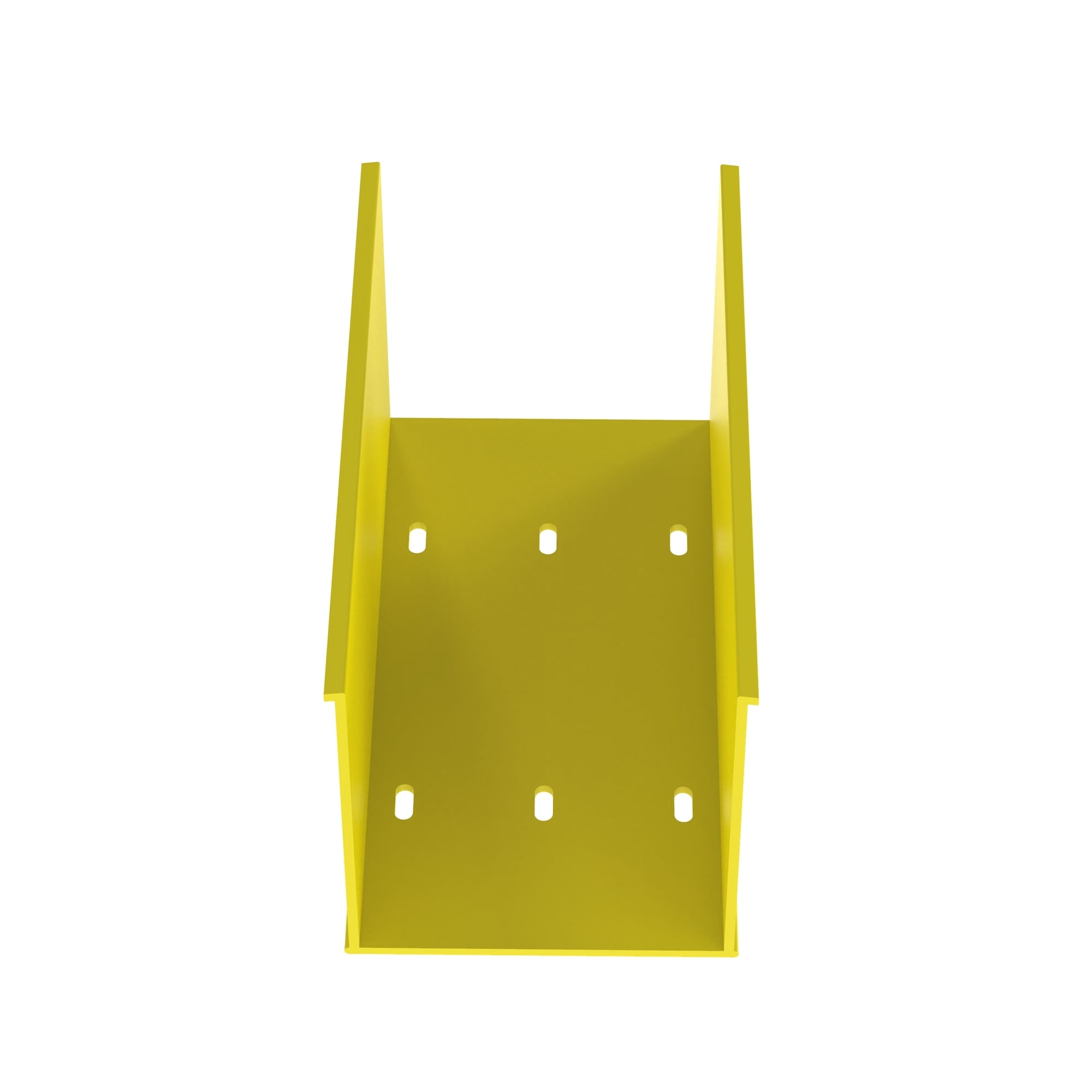 S4X4YL6NM 1 Hole Wiring Duct, 72 ft L x 4.2 in W, 0.1 in H Side Rail, PVC
