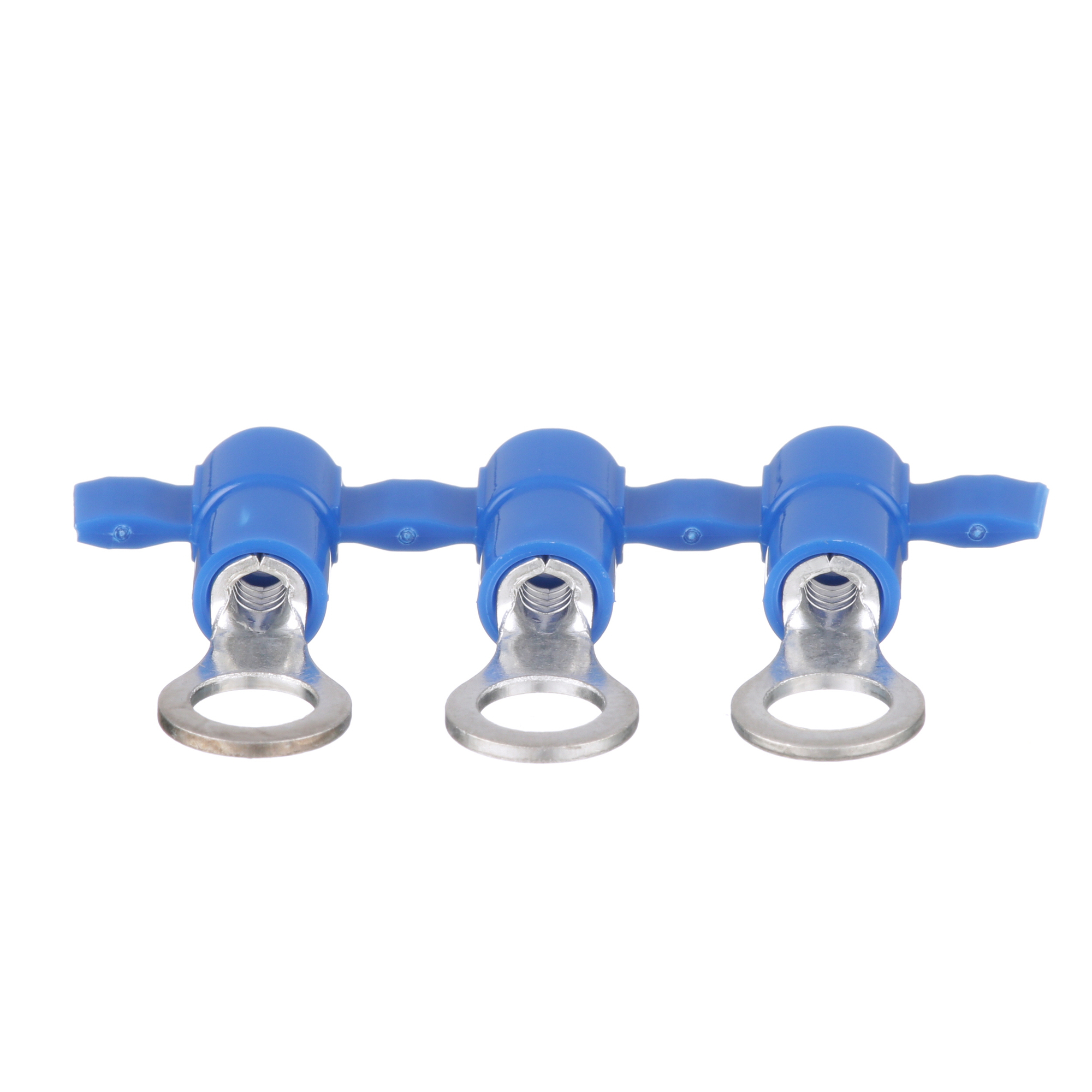 Reel Smart PV14-56RB-2K Ring Terminal, Blue, Vinyl, 14-16 AWG, 5/16" Stud