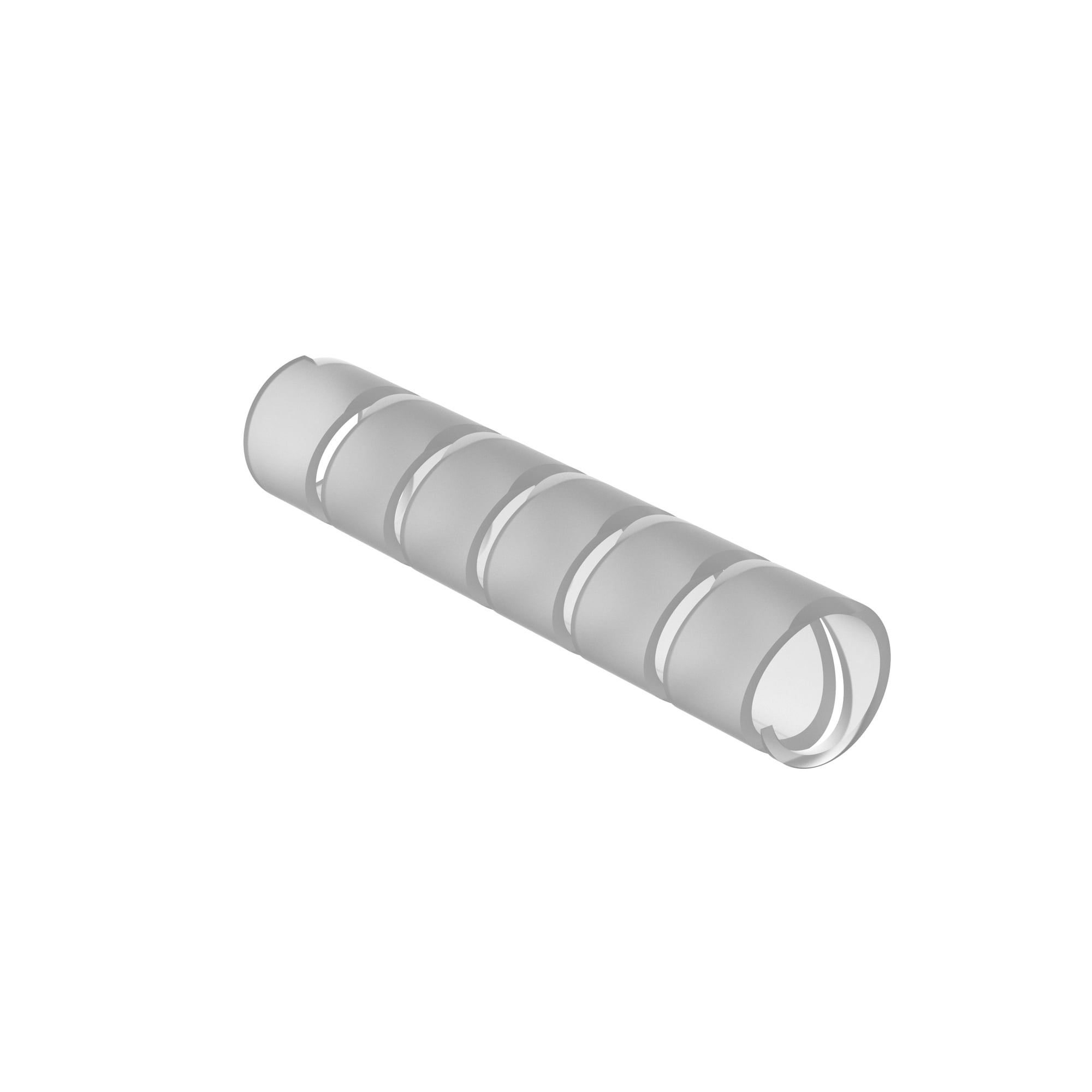 T50F-TL Reusable Spiral Wrap, 1/2 in OD Dia x 250 ft L x 0.06 in THK, Polyethylene, Natural