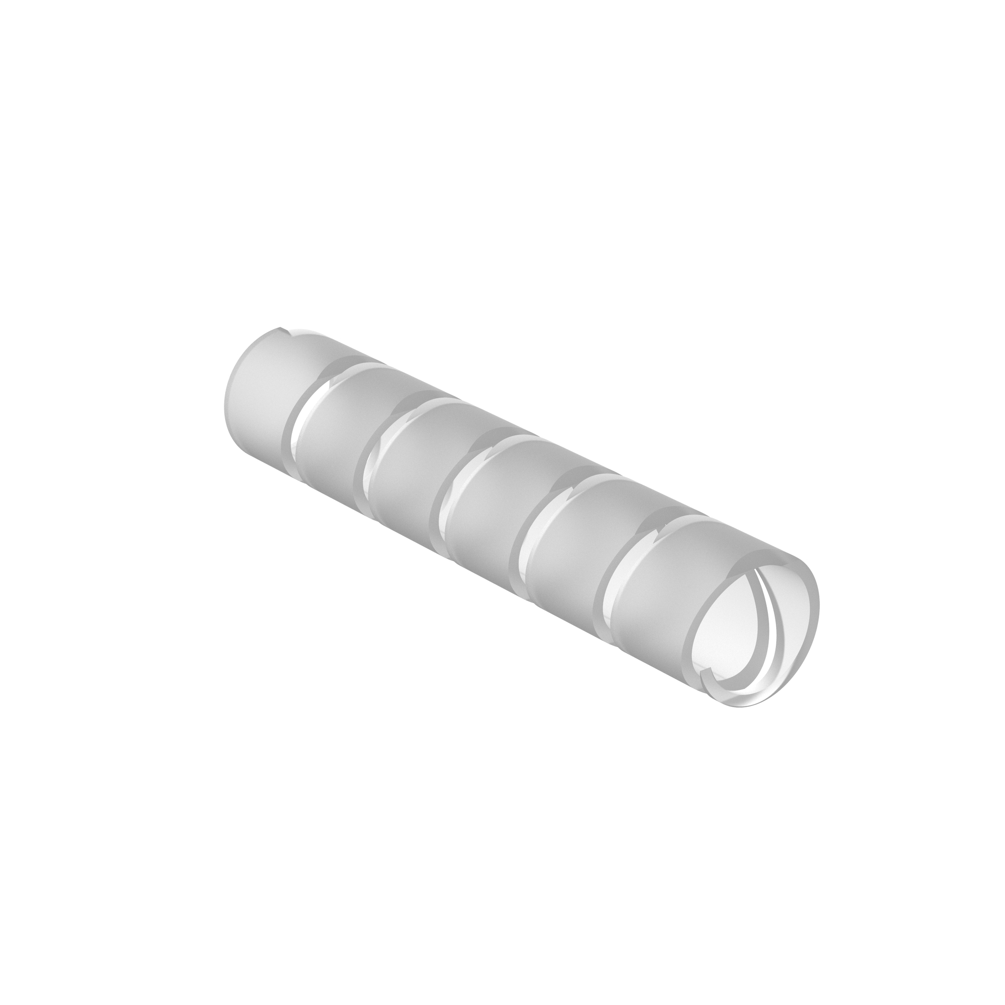 T38F-C Spiral Wrap, Natural, PE, 0.3125" Min Dia., 100' Roll, PK1