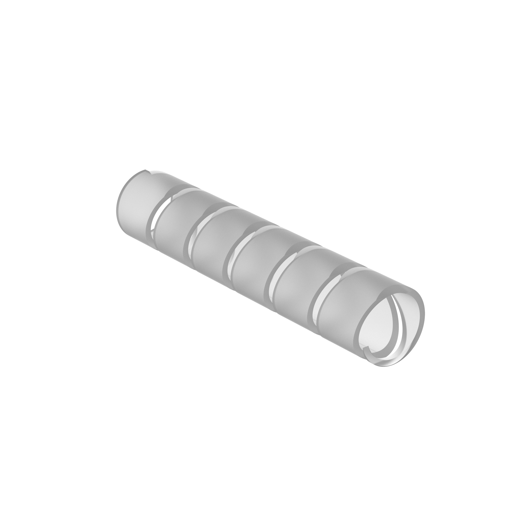 T75F-C Spiral Wrap, Natural, PE, 0.625" Min Dia., PK1