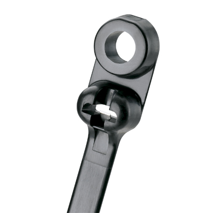 BC2S-S10-D0 Dome-Top BC Series Cross Section Standard Weather-Resistant Clamp Tie, 8-1/2 in L x 0.4 in W x 0.06 in THK, Nylon 6.6