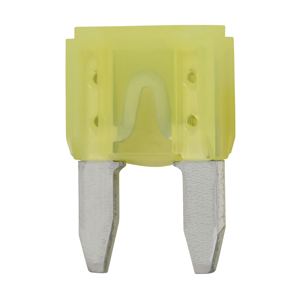 BK/ATM-20 Fast Acting Mini Automotive Fuse, 20 A, 32 V DC, 1000 A Interrupt