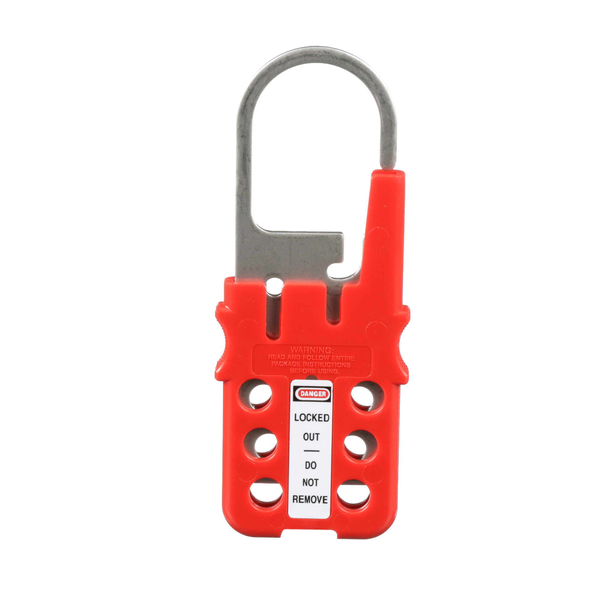 PSL-MLDH-X Hasps, SS, Red, 5.9"x2.08", PK10