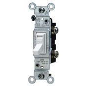 1451-CP Non-Grounding AC Quiet Toggle Switch, 120 V AC, 15 A, 1/2, 2 hp Power Rating