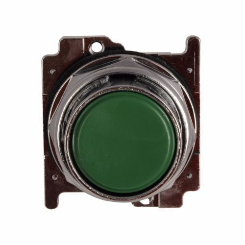 10250T103-53 Heavy Duty Oil/Watertight Non-Illuminated Pushbutton, 30.5 mm, 1NO Contact, Green