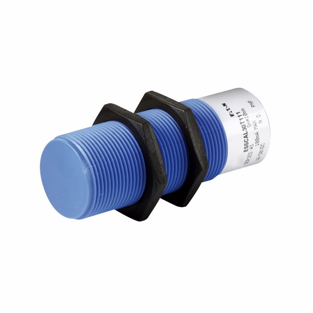 E55CAL30T111E Unshielded Tubular Proximity Sensor, Inductive, PNP Open Collector Output, 1NO Contact, 10 to 30 V DC, 150 Hz Switching Speed