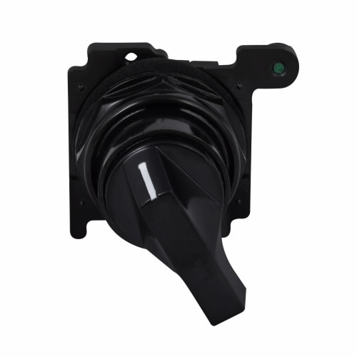 E34VFBL1 Corrosion-Resistant Oiltight/Watertight Non-Illuminated Selector Switch Operator, 30.5 mm, Lever Operator, 2 Positions, Black