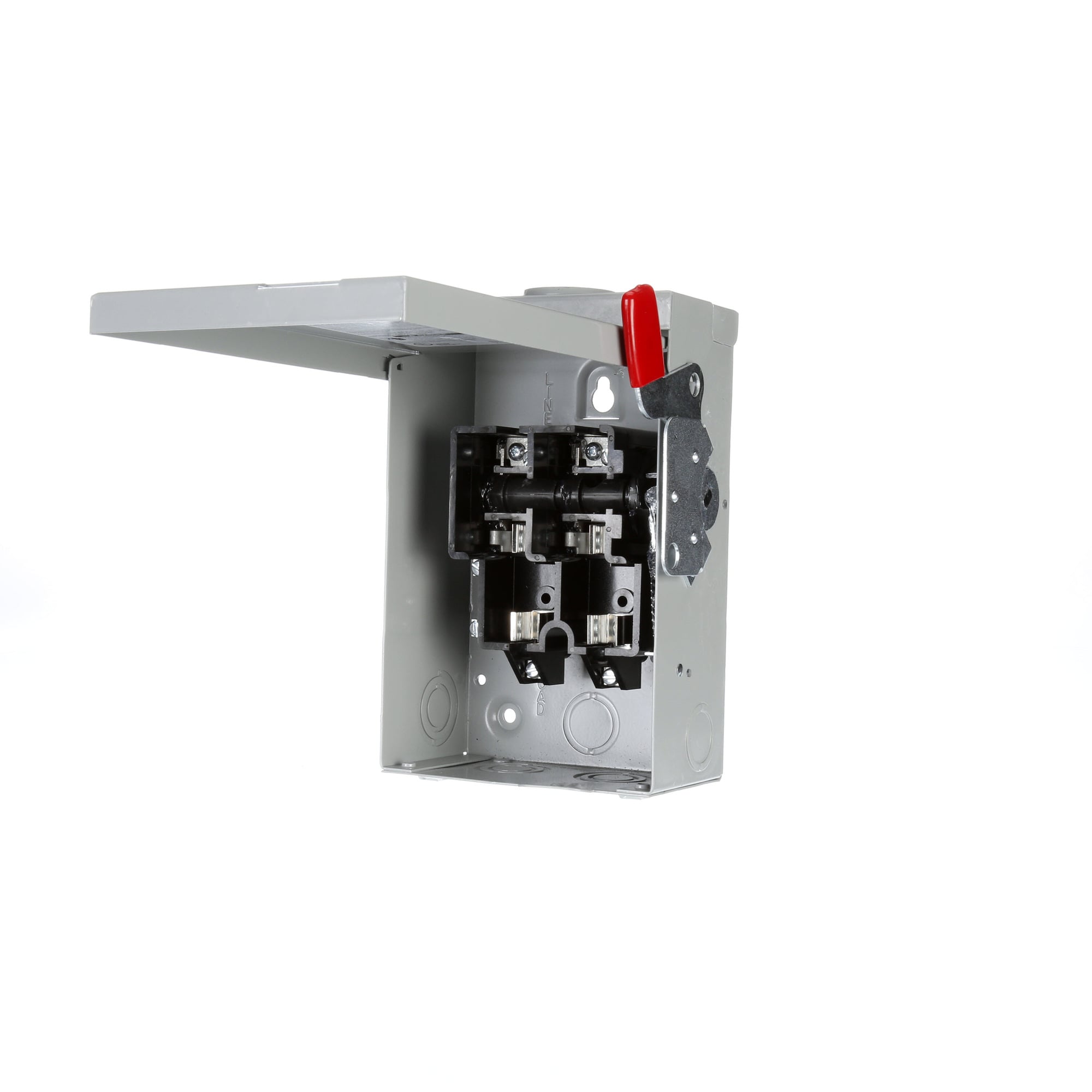 GF221NR Enclosed Fusible General Duty Safety Switch With Neutral, 240 V AC, 30 A, 3 hp, DPST Contact, 2 Poles