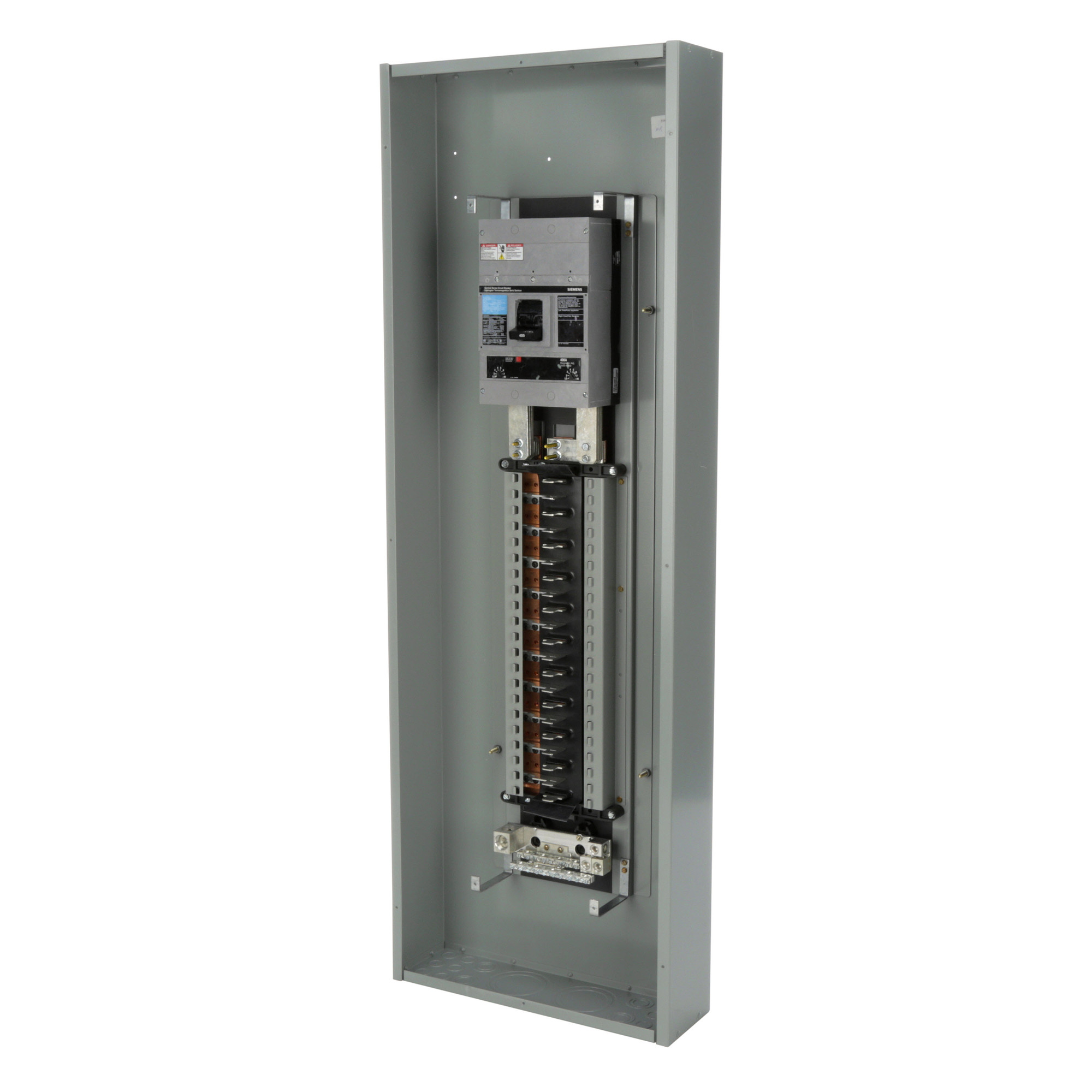 E4242MB1400SCU E Series Low Voltage Single Phase Main Breaker Load Center, 120/240 V AC, 400 A, 1 Poles, 22 kA Interrupt