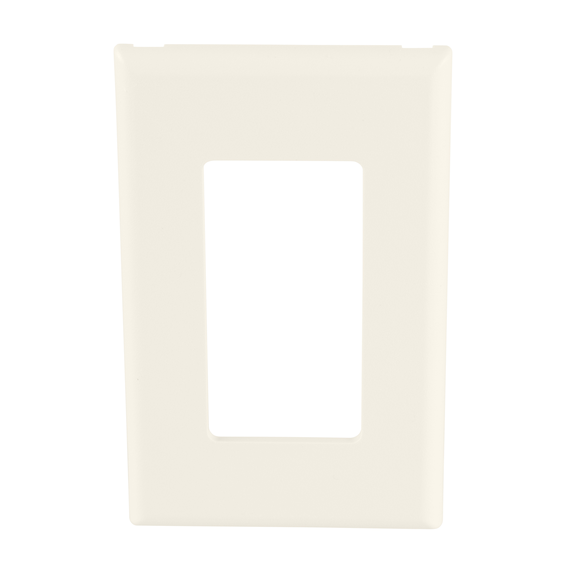 T70PGWH Pan-Way T-70 Classic 1-Gang Rectangular GFCI Electrical/Communication Faceplate, For Use With Cove, TG-70, T-70, Twin-70, T-45 Raceway System, Fast-Snap Outlet Box and Pan-Pole Aluminum Outlet Pole, PVC, White