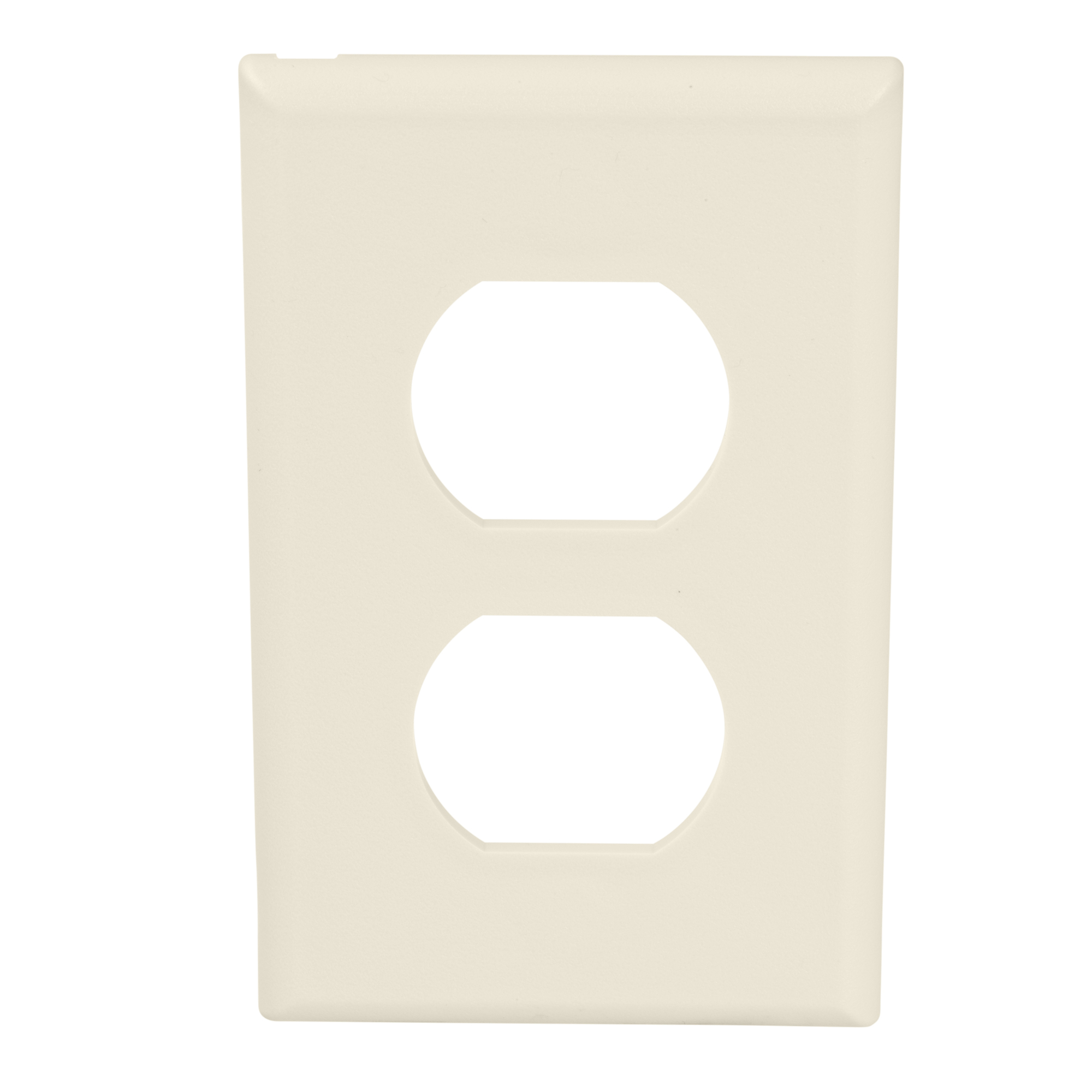 T70PIW Pan-Way T-70 Classic 1-Gang 106 Duplex Electrical/Communication Faceplate, For Use With Cove, TG-70, T-70, Twin-70, T-45 Raceway System, Fast-Snap Outlet Box and Pan-Pole Aluminum Outlet Pole, PVC, Off-White